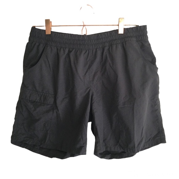Columbia Pants - COLUMBIA Women’s 100% Nylon Pull On Outdoor Shorts Gray Sz Large
